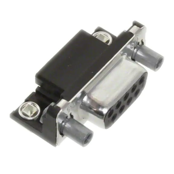 747844-6 Connector D-Sub 9 Position Receptacle Female Sockets