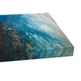 thumbnail image 3 of Rolling Waves Gel Coated Canvas-Set of Three Blue, 3 of 5