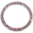 thumbnail image 4 of ORUYROP Crystal Rhinestone Car Bling Ring Emblem Sticker, Bling Car Accessories for Auto Start Engine Ignition Button Key & Knobs, Bling for Car Interior, Unique Gift for Women (Pink), 4 of 5