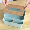 thumbnail image 3 of Tissue Box Holders, Tissue Box Organizer Cover, Rectangular Cosmetic Tissue Paper Box, 3 of 5