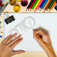 thumbnail image 4 of Multifunctional Geometric Multifunctional Student Math Ruler Transparent Plastic | Pack Of 1, 4 of 4