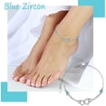 thumbnail image 4 of CACA LADY Red Bracelet for Women 925 Sterling Silver Double Heart Bracelets Garnet Dainty Beach Jewelry Friendship Heart Chain January Birthstone Jewelry for friend Best Friends, 4 of 6