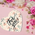 thumbnail image 2 of Koyal Wholesale Valentine's Day Heart Shaped Gift Box with Lid, For You, Reusable Heart Box, 8"x6", 1-Pack, 2 of 5