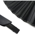 thumbnail image 3 of Abanico plegable negro de estilo clásico, tela de seda, costillas de bambú, lomos de mano/abanico plegable español para boda, recuerdo de fiesta, rendimiento, 3 of 5