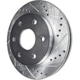 thumbnail image 6 of Detroit Axle - Rear Drilled Slotted Brakes and Rotors Replacement for Chevy GMC Silverado Sierra Suburban 1500 Cadillac Escalade EXT ESV, 12.99" inch Rotor, 6 of 7