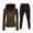 Coffee, variant on WILLBEST Hoodies Women's Solid Color Casual Print Sports Hooded Long Sleeve Trousers Hoodie Set1 whalers hoodie
