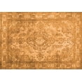 thumbnail image 1 of Ahgly Company Indoor Rectangle Abstract Orange Contemporary Area Rugs, 2' x 4', 1 of 1