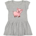 thumbnail image 3 of Inktastic Cute Pig Girls Toddler Dress, 3 of 5