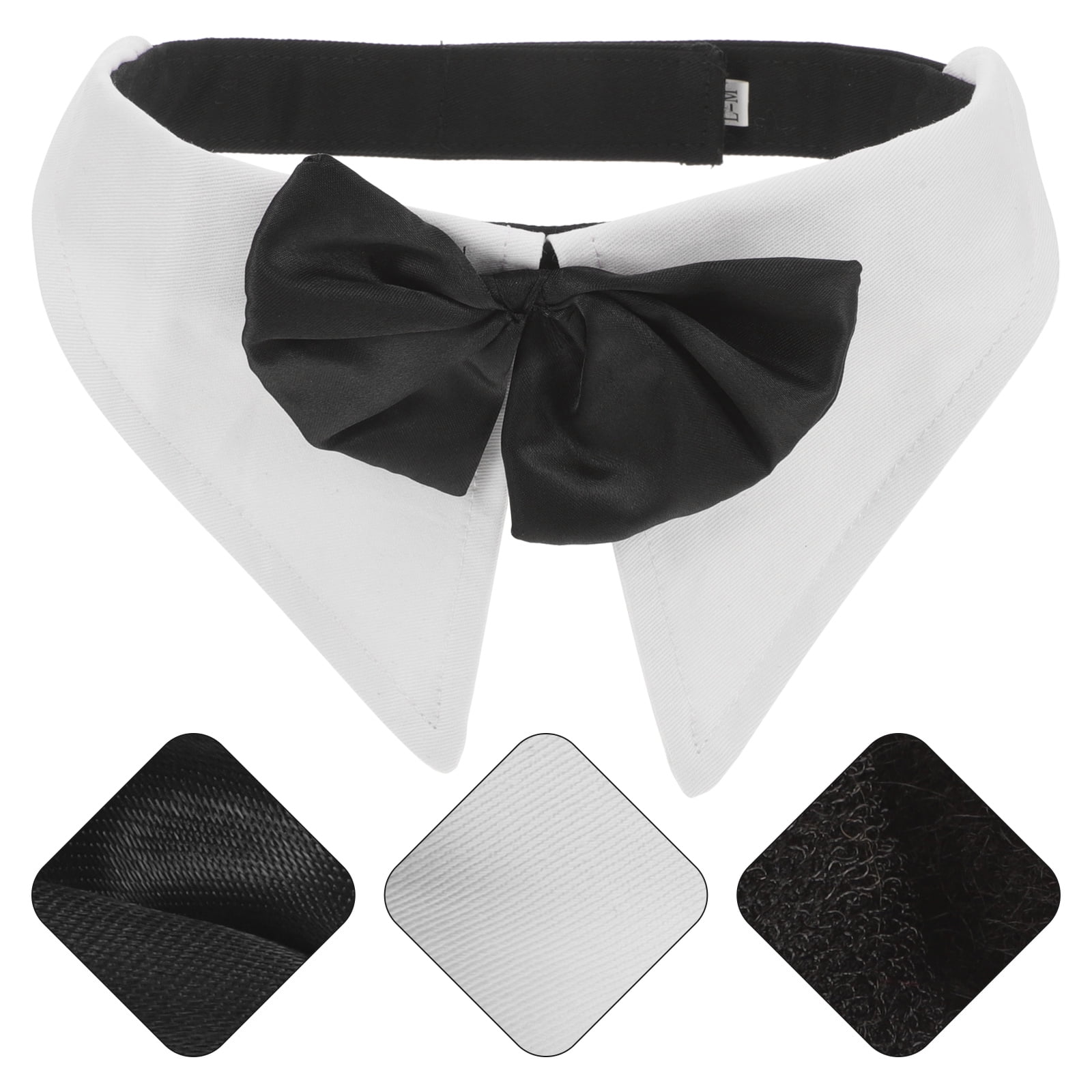FOMIYES Lightweight Cat Collar with Decorative Bowtie for Weddings Parties and Daily Wear Adjustable Pet Accessory