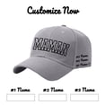 thumbnail image 7 of Gsakboxl Baseball Cap DIY Custom Name Letter Baseball Cap, Personalized Fashion Sun Hat for Mother's Day Birthday Gifts, 7 of 7