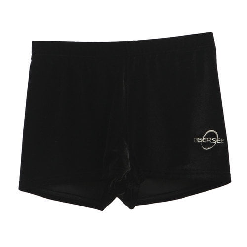 Black  Velour Gymnastic/Dance shorts 3yrs to Young Adult CLEARANCE 