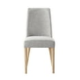 thumbnail image 3 of Olive & Opie Taylor Chair Gray Fabric & Natural Finish, 3 of 6