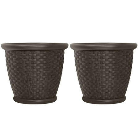 suncast sonora decorative resin planter