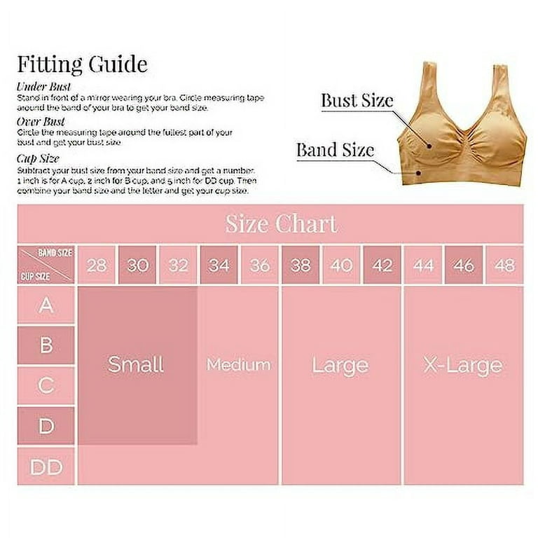 The Best Wireless Full Coverage Push Up Sports Bra for Everyday Wear and  Workouts - Padded Women's Bra (Medium/White)