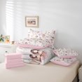 thumbnail image 6 of Manfei Chic Elf 7-Piece Bedding Comforter Set,Rustic Flower King Bedding Sets,Romantic Fairy Tale Theme Bed Sheets For Girl Teens,Microfiber Bedroom Decor Reversible, 6 of 8
