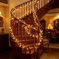 thumbnail image 5 of Solar Powered Leaf String Lights 196.85 in LED Foliage Curtain Hanging Lamp Decorative Lighting for Courtyard Room Home Decor, 5 of 6