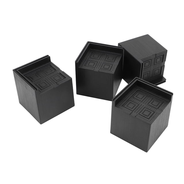 EVA Chair Leg Risers, 4pcs Furniture Risers Plastic Support Up To 2200LBS For Couch