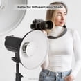 thumbnail image 3 of Accessories 30cm/11.8in Standard Reflector Beauty Dish Bowens Mount with White Diffuser Reflector  Grid for Studio Portrait Photography Strobe Flash Light, 3 of 6