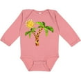 thumbnail image 3 of Inktastic Palm Trees with Cute Smiling Sun Boys or Girls Long Sleeve Baby Bodysuit, 3 of 5