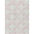 thumbnail image 2 of Addison Rugs Chantille Indoor/Outdoor Transitional Circles Pink Washable Rectangle Rug, 8' x 10', 2 of 6