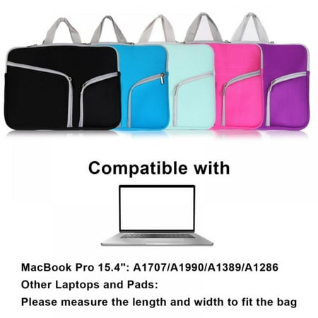 Chromebook Case, 11-15.6 inch Neoprene Laptop Sleeve Case Bag Handle Compatible with Acer Chromebook/HP Stream/Samsung Chromebook/MacBook air/ Surface