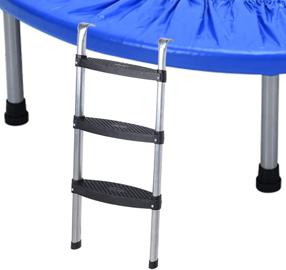 FETCOI Trampoline Ladder 3Step Universal Trampoline Ladder Accessory