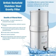British Berkefeld Doulton 3.17 Gallon W9361137 Countertop Gravity-Fed Water Filtration System Using Ultra Sterasyl Ceramic Filter Candles