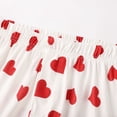 thumbnail image 3 of Norvella Womens Heart Print Boxer Shorts Elastic Waist Mid Rise Relaxed Fit Lounge Underwear All Over Pattern Casual Sleep Bottoms, 3 of 6
