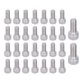 thumbnail image 1 of Allen Head Bolts, 30Pcs Hex Bolt Socket Cap Head Screw Stainless Steel Allen Head Socket Cap Screw Fastener A2 70 304 Stainless Steel Marine Grade Fastener Hardware, 1 of 7