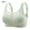 Mint Green, variant on Women Bras Bralette Large Bust Bra Large And Thin Ring With Side Folding And Fading Full Cup Bra