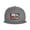 Gray, variant on Flat Bill Snapback Hats for Men Women Red Line Flag Firefighter Hip Hop Style Plain Baseball Cap Navy Blue