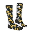thumbnail image 3 of Haiem Lilies Flowers Socks, Funny Novelty Crazy Design Cotton Socks Sports Socks Knee High Socks For Men, Women,1Pairs - Gift For Working Friends, 3 of 9
