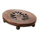 thumbnail image 5 of Bandeja móvil para macetas, soporte de madera con ruedas para macetas, ajustable, para uso interior y exterior. Estilo B de 21 cm, 5 of 8