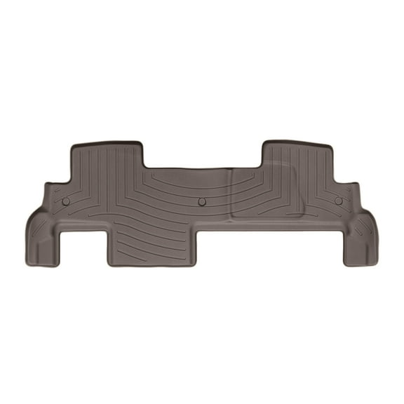 WeatherTech Custom Fit FloorLiners compatible with Enclave, Traverse, Acadia, Acadia Limited - 2nd Row, Cocoa