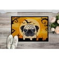 thumbnail image 2 of Carolines Treasures BB1820MAT Halloween Fawn Pug Indoor & Outdoor Mat- 18 x 27 in., 2 of 4
