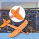 thumbnail image 2 of sweethay Avión de lanzamiento manual EPP de 35cm, planeador volador, lanzamiento de doble agujero, aviones que vuelan en círculos, suministros para Videojuegos portátiles Naranja sweethay WJ4127-04B, 2 of 6