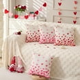 thumbnail image 6 of Valentines Day Pillow Covers 16x16 inch Set of 2 Valentine''s Day Love Hearts Throw Pillow Covers for Valentines Decorations Valentines Day Cushion Cases Decoration for Sofa Couch, 6 of 6