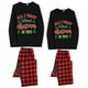 thumbnail image 1 of Conjunto de pijamas navideños para parejas, ropa de dormir negra, todo lo que quiero para Navidad, es tú, para adultos, 1 of 4