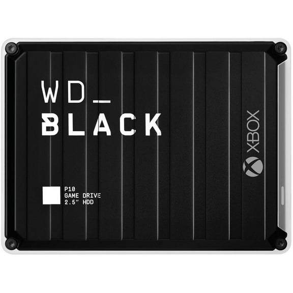 WD Black 5TB P10 Portable USB 3.2 External Game Hard Disk Drive for Xbox WDBA5G0050BBK-WESN