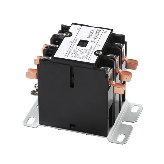 40Amp 3 Poles Contactor 220V Coils Heavy Load Handling HVAC Equipment Long Industrial Power Switches