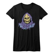 100% cotton tshirts men tee Masters Of The Universe Cartoon Melty Skeletor Bust Women's Fitted T Shirt