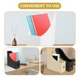 thumbnail image 4 of UPOUART 3Pcs File Organizer Box Black Plastic for Office Storage Organiser, 4 of 8