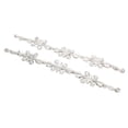 thumbnail image 4 of Rhinestone Flower Trim,2pcs Rhinestone Flower Chain Bling Rhinestone Trim Chain Rhinestone Trim Finely Tuned Performance, 4 of 5