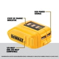 thumbnail image 2 of Cargador USB DEWALT DCB090 12V/20V MAX con 2 puertos e indicador, 2 of 6