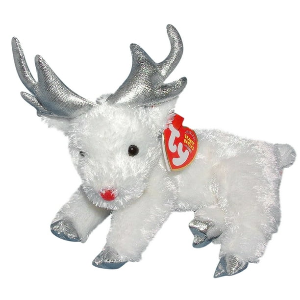 Ty Beanie Baby: Sleighbelle the Reindeer - White | Stuffed Animal | MWMT's Ty Beanie Baby: Sleighbelle the Reindeer - White | Stuffed Animal | MWMT's