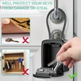 thumbnail image 4 of Key Lock Box, Key Box with Removable Shackle 4-Digit Combination Security Key Storage Box Key Safe Box for Home Warehouse Indoor Outdoor, 4 of 10