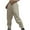 Beige, variant on Inleife Mens Pants Men's Fashion Drawstring Elastic Waist Solid Color Casual Length Sweat Pants