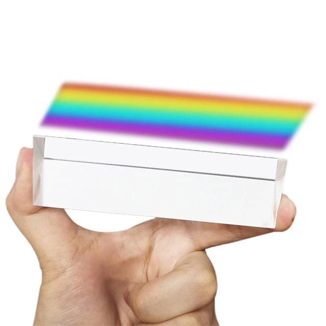 Prisma De Fotografía K9 Prisma De Arco Iris Óptico Prisma Triangular De Vidrio Portátil Ligero Para Fotógrafo Sweethay EL015878-00