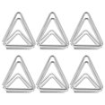 thumbnail image 3 of Tolderos de tarjetas de mesa de triángulo de 6 piezas Tasistas de tarjetas de lugar Número de mesa de boda Clips de soporte de fotos, 3 of 3