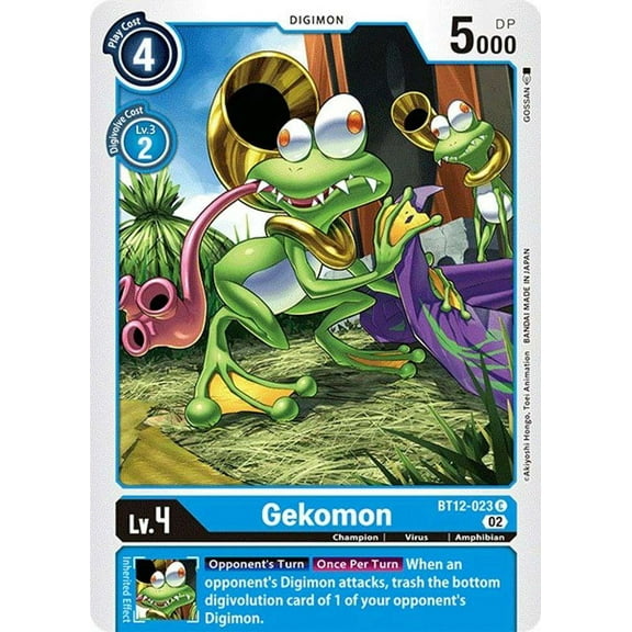 Digimon Across Time Common Gekomon BT12-023